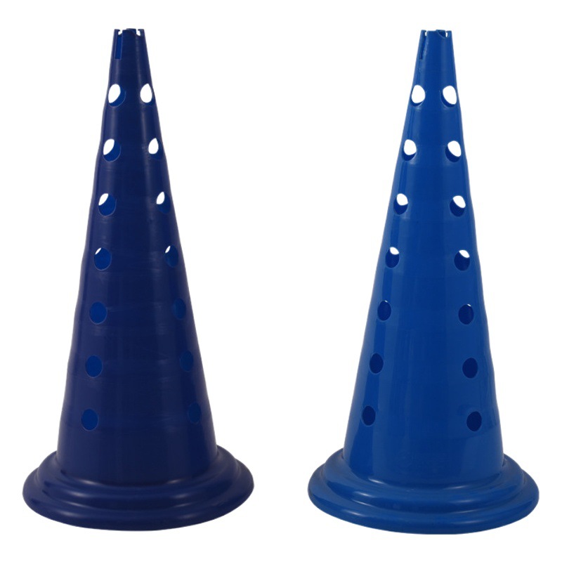 70cm thickened round bottom with hole logo bucket multifunctional football training hurdle equipment obstacle barricade cone bucket
