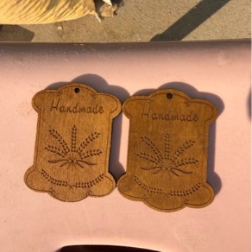 自定义复古风木制刺绣线轴刺绣线收纳器十字绣针线卷线器绕线板