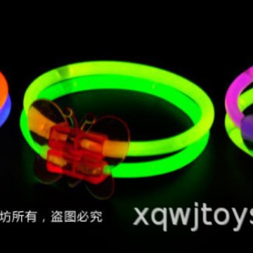 Accesorios de varilla fluorescente varilla luminosa modelado varilla flash plástico con conector gafas de cabello conector de linterna brillante