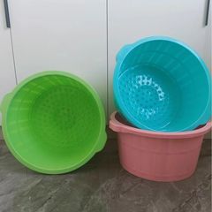 厚い泡足桶卸売りバンプ点洗足盆泡足桶活動プレゼント印刷ロゴ泡足盆足浴桶