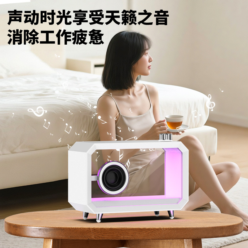 Hand-Made DIY Transparent Audio Wireless Home Art Ornaments Cool Lanterns Computer Bluetooth Speakers Simple European and American