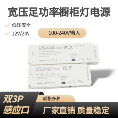 12V24V幅のキャビネットライトの電源の足の電力の定電圧のデュポンのインターフェイスのタンスのワインのキャビネットの誘導のスイッチの変圧器
