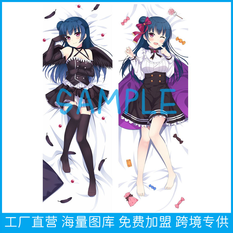 Love Live! Sunshine!! Йошико Цушима Пълно Тяло Възглавница Калъф & Дълга Възглавница