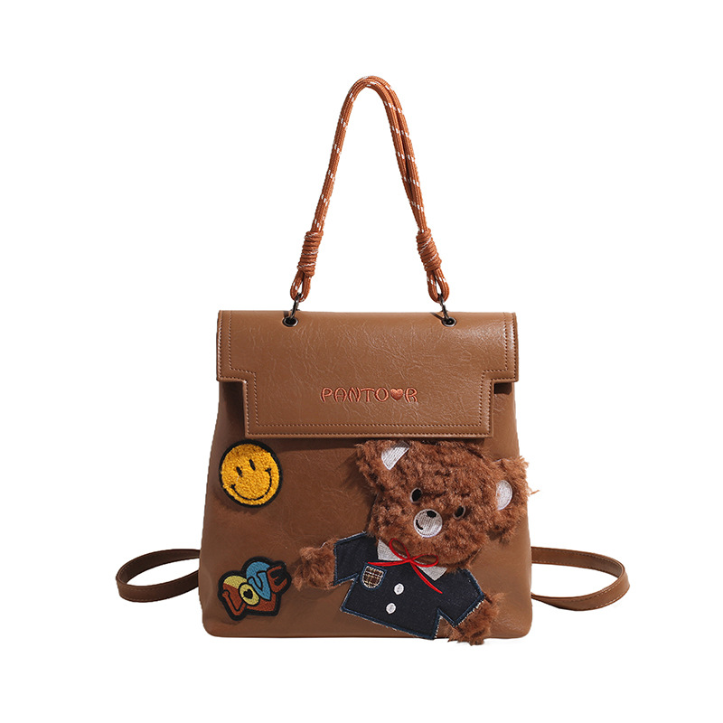 Insignia bolso de mano leopardo mujer 2024 nueva moda moda multifuncional mochila de hombro de alta calidad mochila de hombro