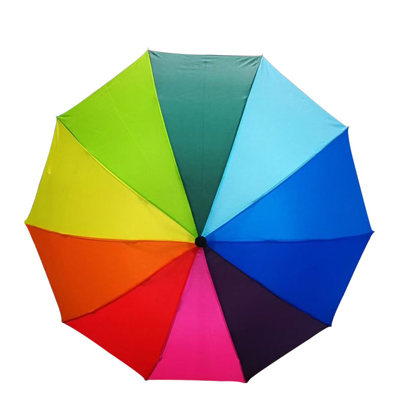 Rainbow umbrella, (Physicals), Birthday gift, with your logo imprint 5