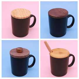 竹木杯盖茶壶盖水杯盖子玻璃壶烧水壶盖不锈钢包钢盖胡桃木盖