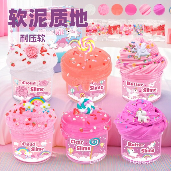 Amazon TK Supermarket Crystal Mud Slime Slime Jelly Mud Poke Mud…