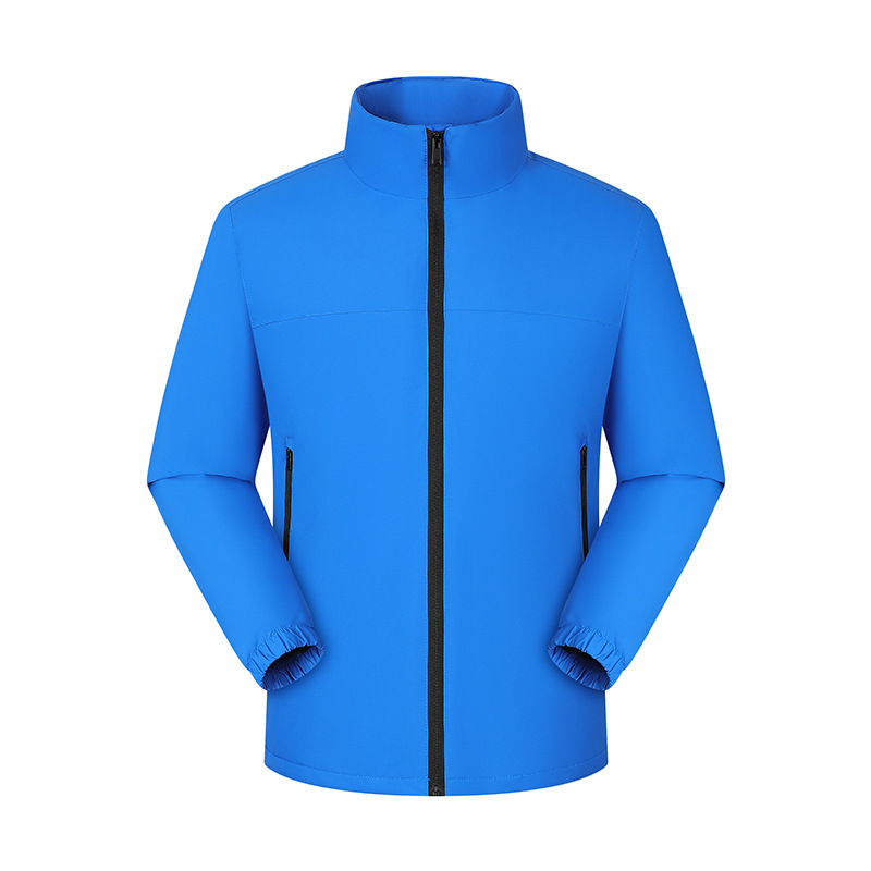 Área de asalto ligera de cuello vertical personalizada LOGO ropa de invierno ropa de trabajo ropa de impresión de publicidad al aire libre