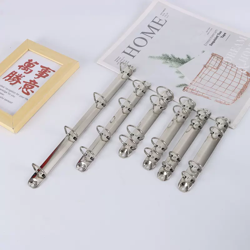 现货笔记本替芯4孔活页夹办公文具五金配件多孔金属活页夹可拆卸