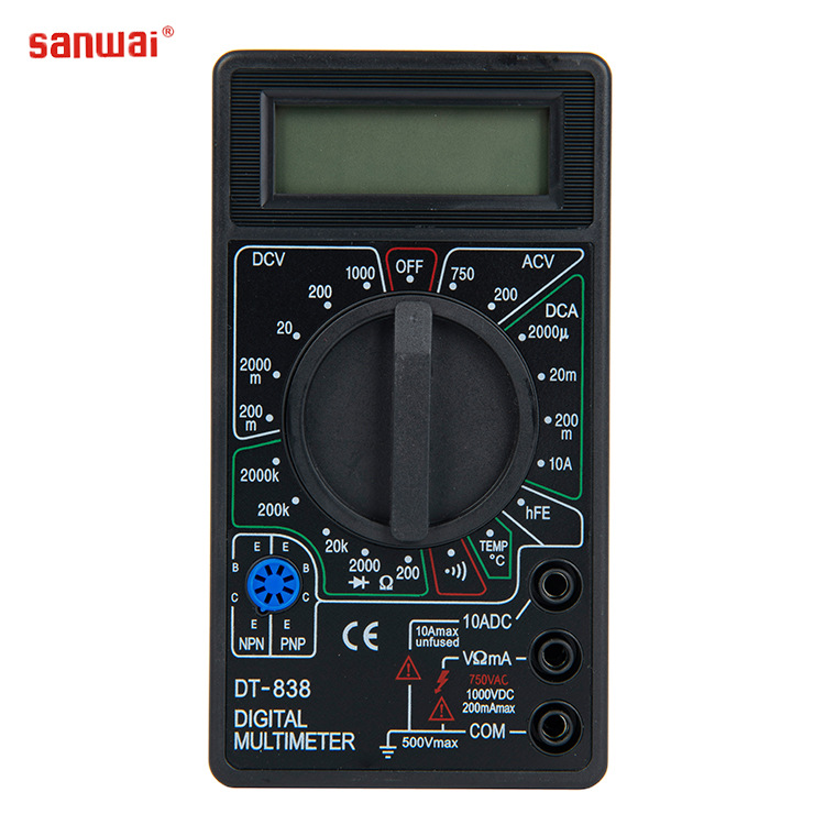数字万用表 DT838数字万能表 可以测量温度