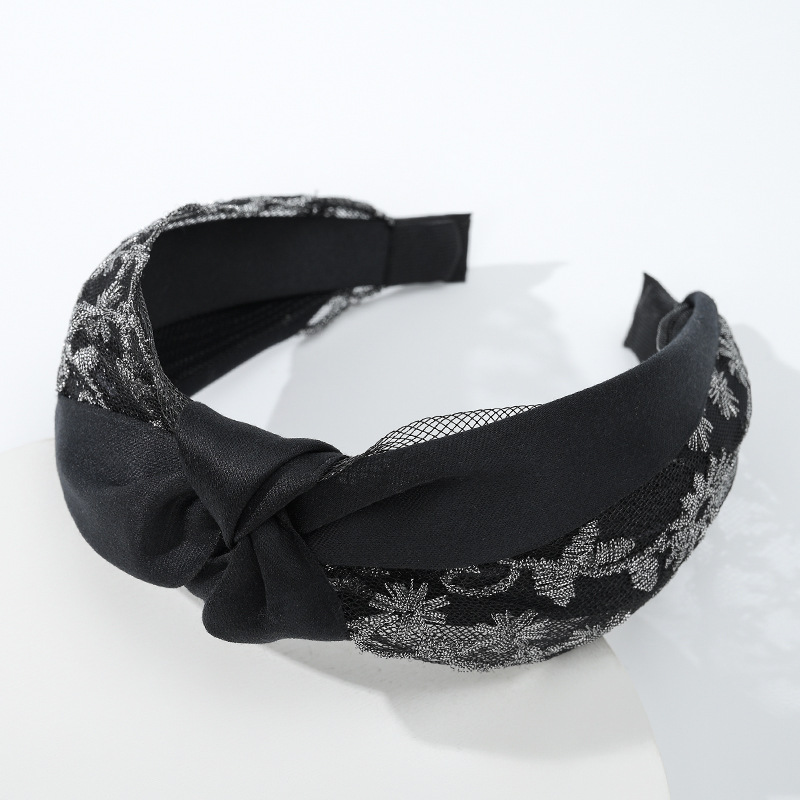 Cute Bow Knot Cloth Lace Hair Band display picture 2