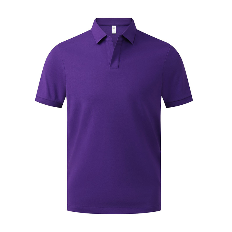 220g 40 algodón de perla de manga corta Polo impresa LOGO ropa de oficina ropa de trabajo ropa de trabajo impresa bordada