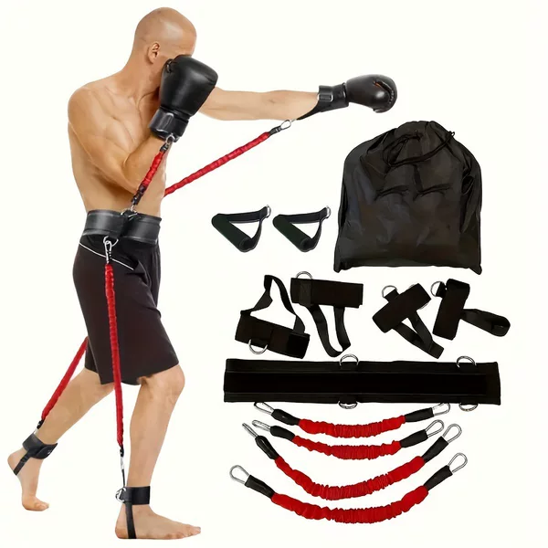 Cross-Border Resistance Boxing Training Set, Suitable for Home Boxing, Taekwondo Training, Strength Training