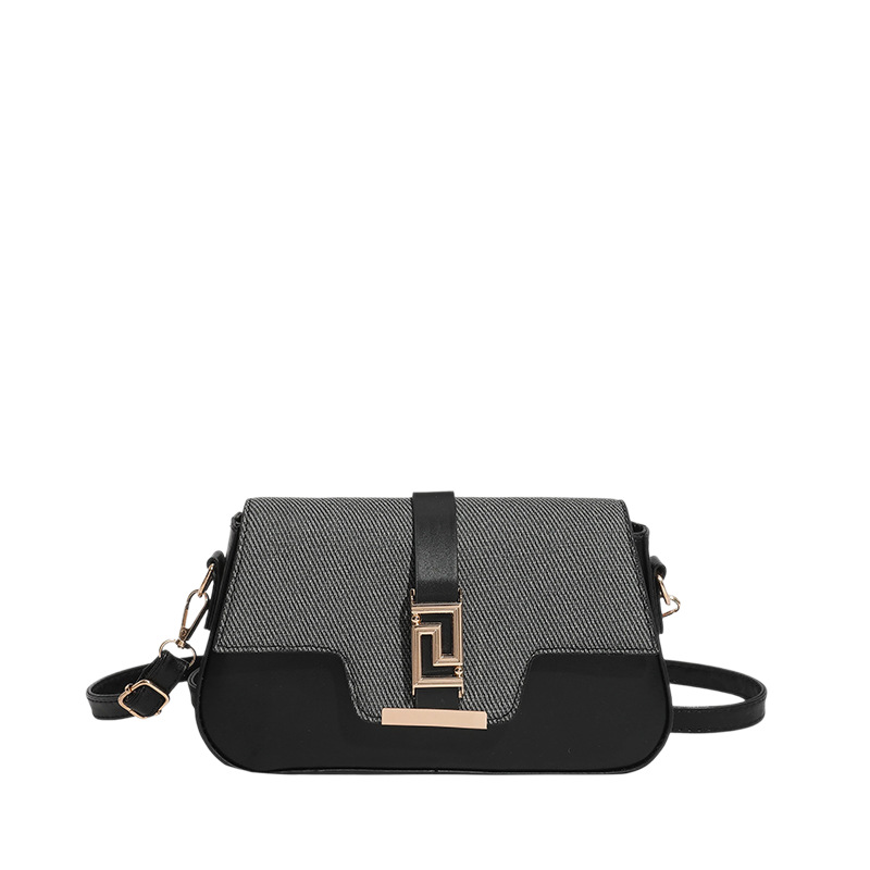 Nicho de diseño de alta sensación de silla de montar bolso para mujeres 2026 nuevo estilo coreano simple brazo de moda de hombro pequeño bolso