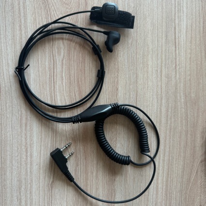 Bone Conduction Ear Bone K Head Rear Hanging Interphone Headphone Line Riding Suitable for Finger PTT