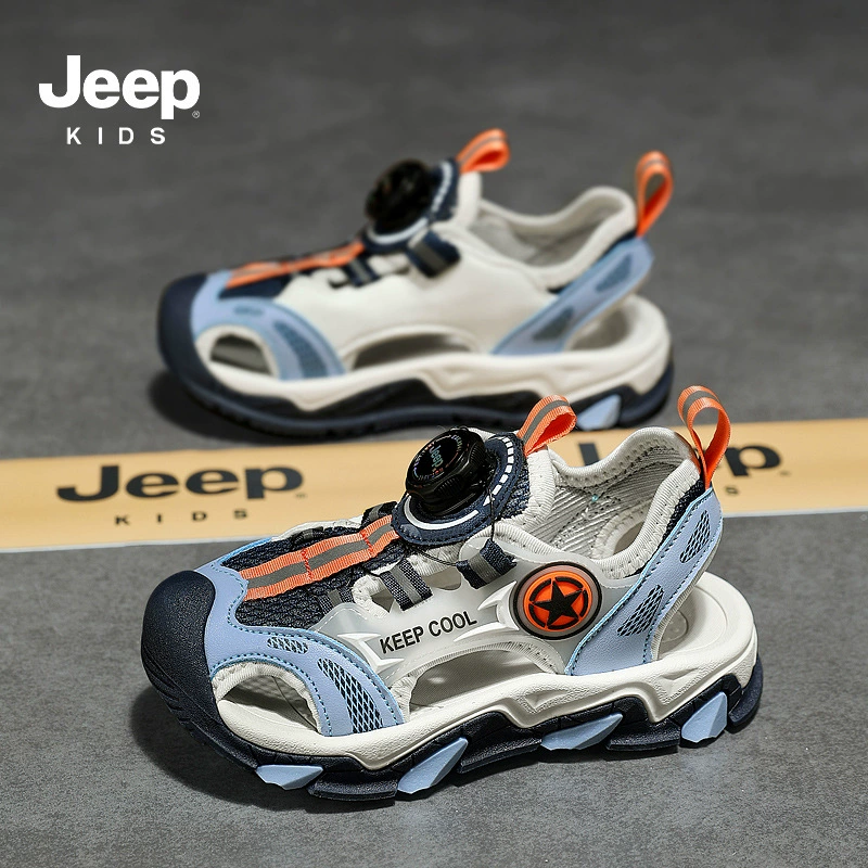 Jeep, удобные детские летние спортивные сандалии для мальчиков, 2025 г.