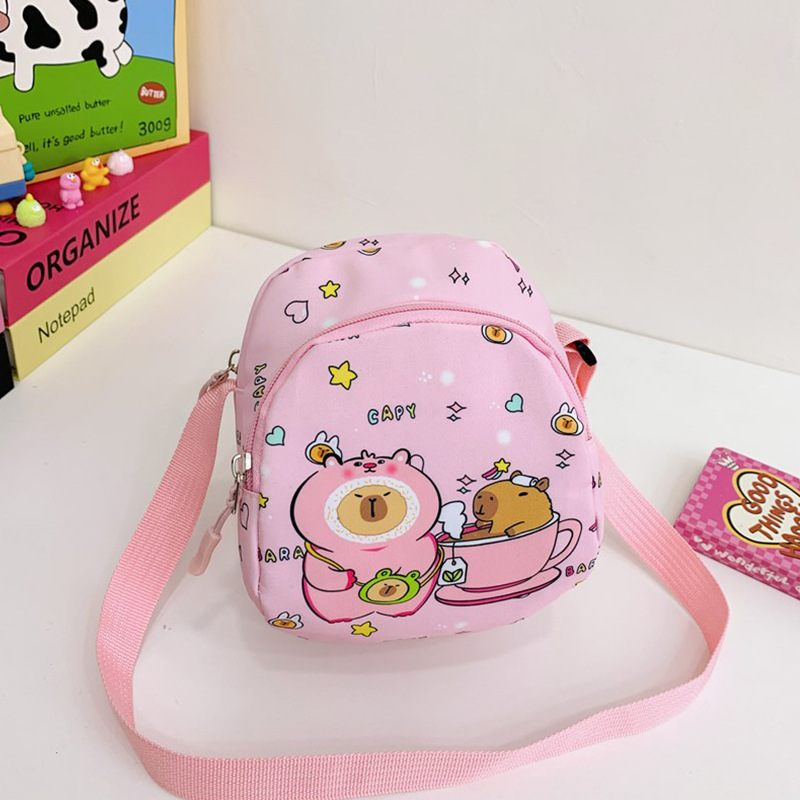 かわいい女の子のバッグ新しい Kapibara 子供のクロスボディバッグ男の子ベビー小銭入れ小さな女の子のショルダーバッグ|undefined