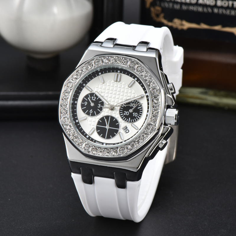 2023 New Ap Quartz Women's Simple Casual Fashion Watch Small Three-Eye Decoration Small Amount