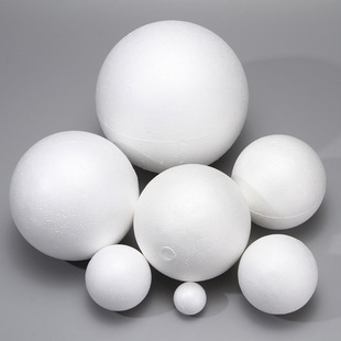 Foam Ball Foam Ball White Solid Styrofoam Ball Kindergarten Handmade Globe Wedding Flower Arrangement Ball