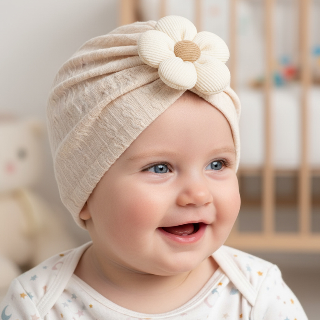 生成一岁左右可爱微笑欧美宝宝且穿上可爱的上衣-1762146