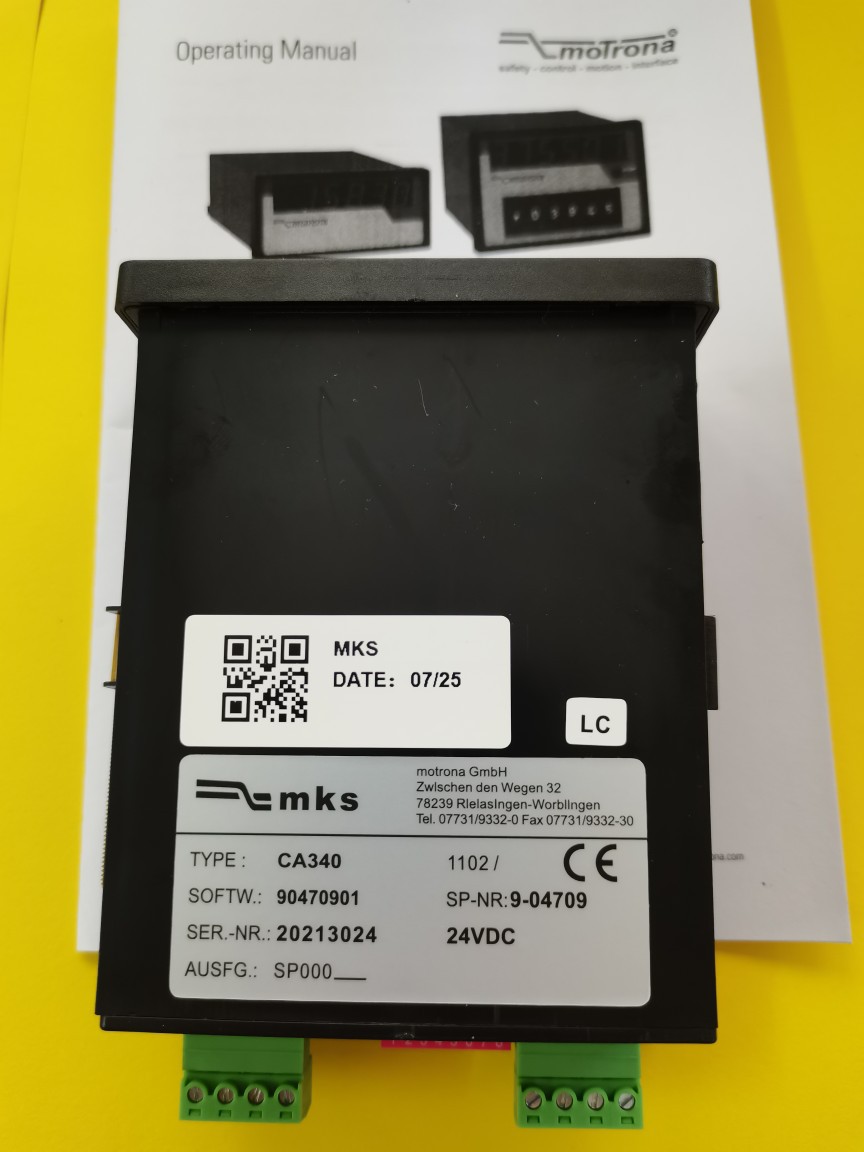 MKS CA340计数器90470901德国motrona显示表