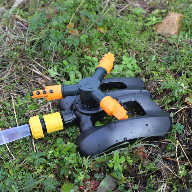Jardín sprinkler jardín césped riego boquilla jardín tierra de cultivo 360 grados rotación automática sin impuestos