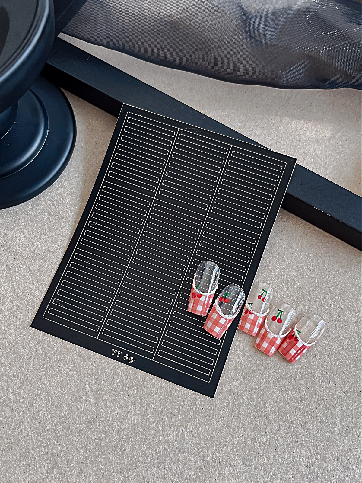 줄무늬 중공 스티커(YT-66)