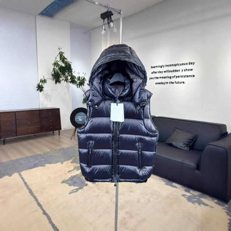 New M03 Maya Hooded down Jacket Vest for Men and Women, Same Style as Mongolian Duck down Vest Bormes Winter Classy