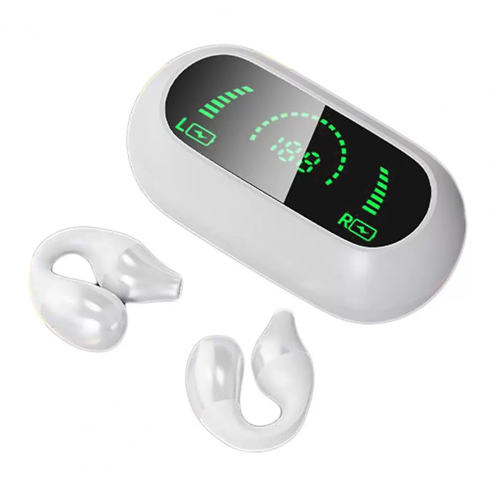 Беспроводные наушники-вкладыши S03, Bluetooth, ушной зажим, для импорта, цвета: белый/черный