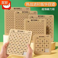 高阶数字华容道滑动拼图九宫格儿童数独小学生益智玩具比赛专用