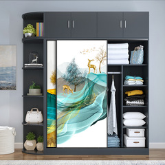 PAG Cross-border Foreign Trade Supply Old Door Renovation Sticker Hotel Bedroom Dorm Elevator Door 3D Stereo Decorative Door Sticker