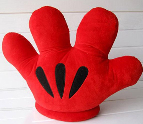 Glove pillow creative palm glove shape cushion pillow plush toy factory direct sale