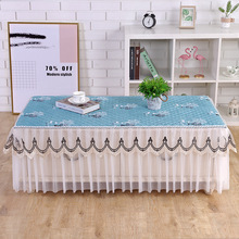 酒店会议桌布台布长方形商务桌裙办公室长条桌套桌罩展会活动台裙