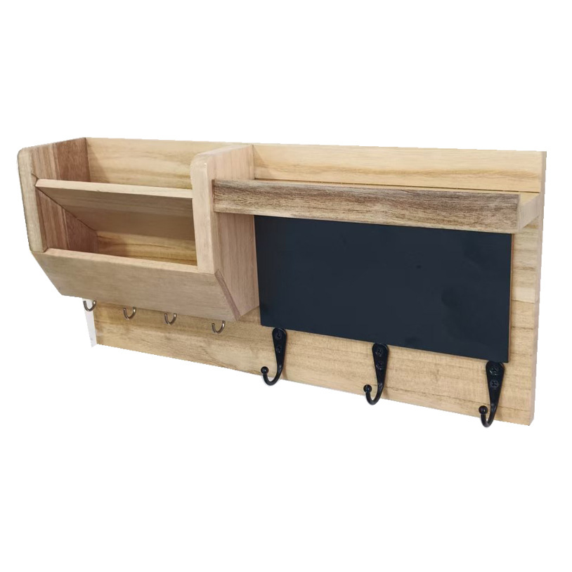 Amazon sala de estar colgante de madera pared colgante de pared estante de almacenamiento colgante de llaves de puerta de entrada marco de madera