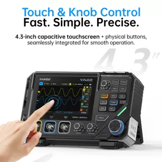FNIRSI 2D15P 100MHZ 2CH Desktop Digital Phosphor Oscilloscop