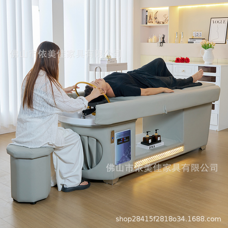 cama de lavado de cabello de terapia de pies cama de lavado de cabello