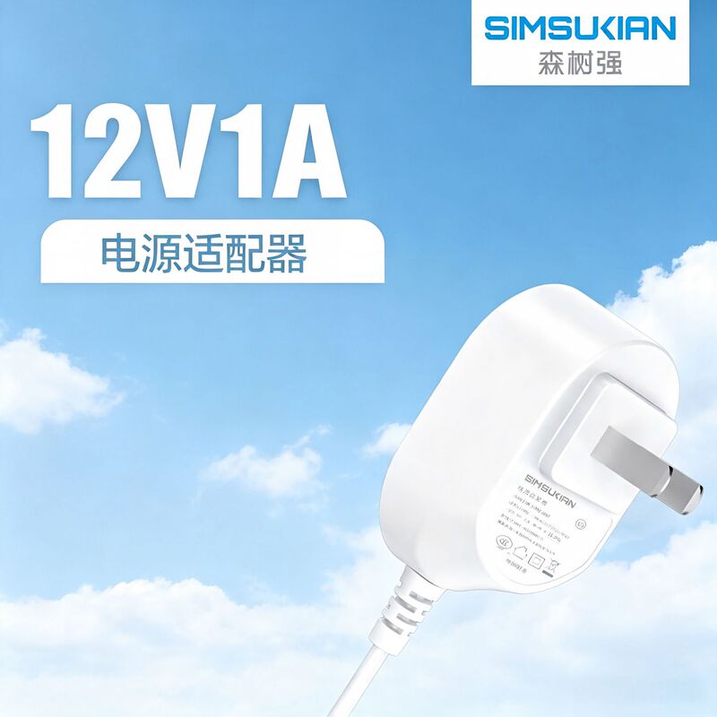 Multi-Certified Power Supply Sen Shuqiang 12V1A Charger Power Adapter Suitable for Digital Products with Multiple Protections