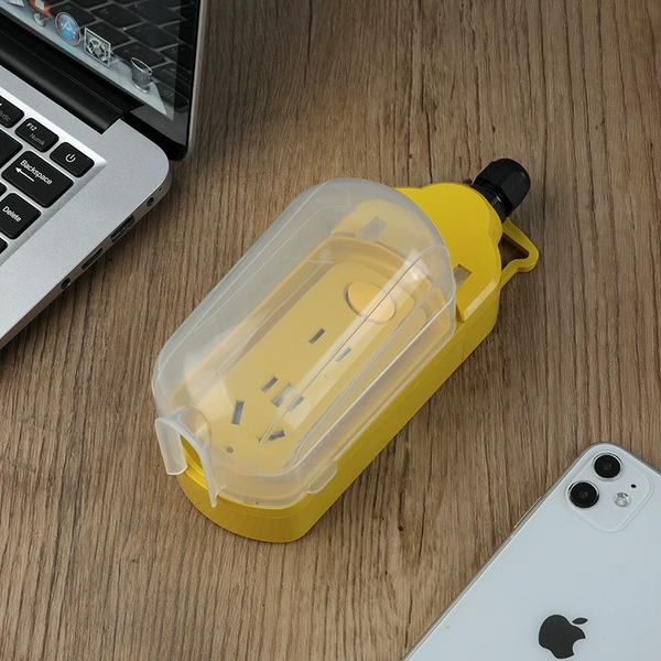Without cable, yellow 7-hole + switch, rainproof and waterproof model