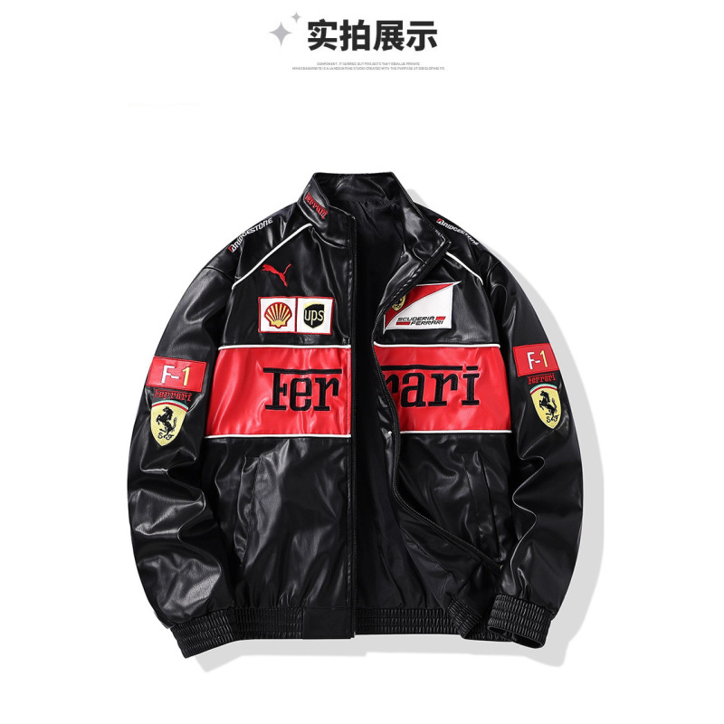 2025 New Motorcycle Clothing Men's Leather Jacket All-Season Waterproof Winter Warm Motorcycle Clothing Motorcycle Travel Equipment