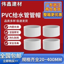 PVC给水管管帽 管堵 闷头 堵头20 25 32 40 50 63 75 90 110 160