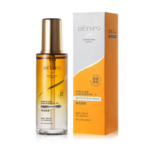 Dedeweif Smooth Hair Care Essential Oil Leave-in Lirusu Perfume Smooth Hair Care Essential Oil Spray Silky Repair