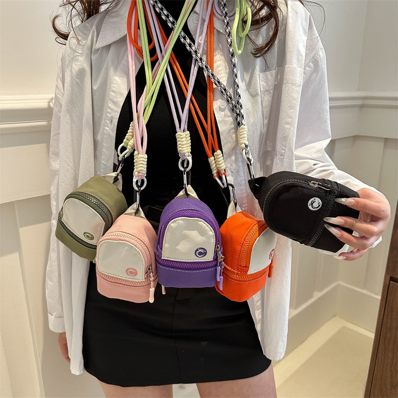 동전 지갑 가방 어깨 미니 배낭 옥스포드 천 미니 한국어 스타일 작은 학교 가방 구름 공장 스트레이트 헤어