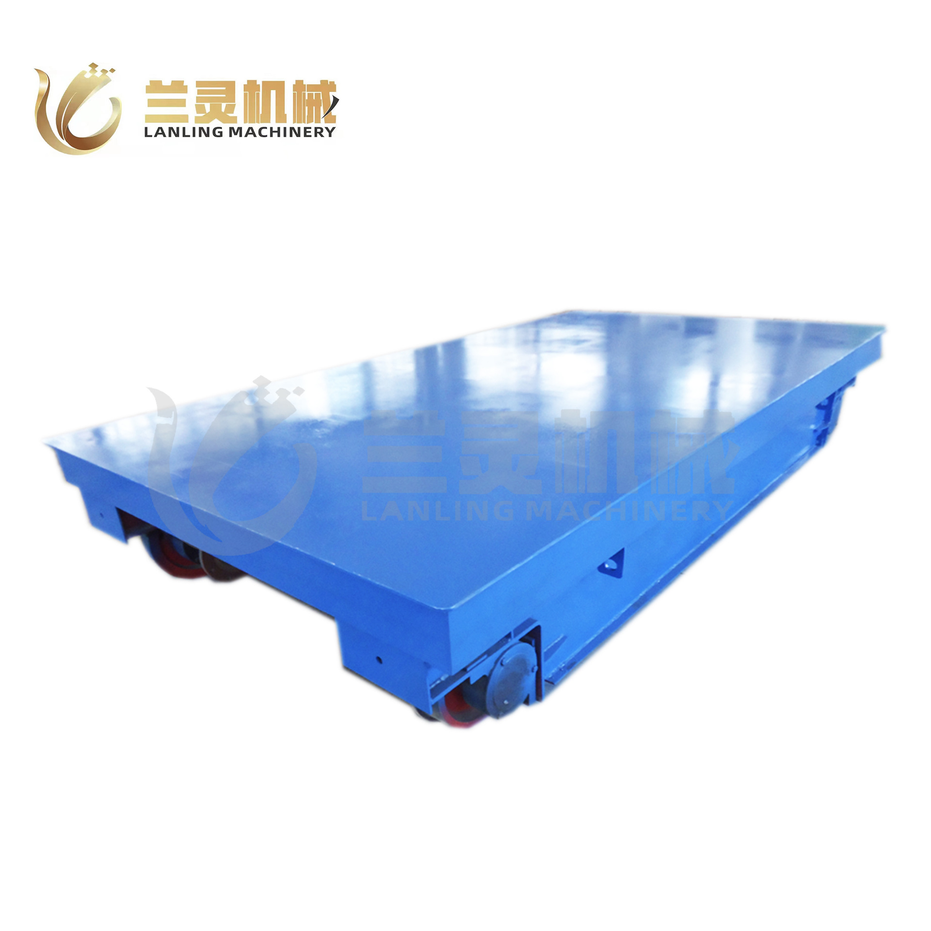 兰灵机械 自动电动轨道平车载重车 车间工具运输车低压轨道电动车