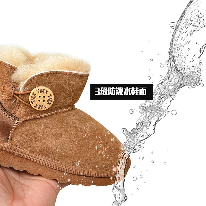 Winter warm children's low boots for boys