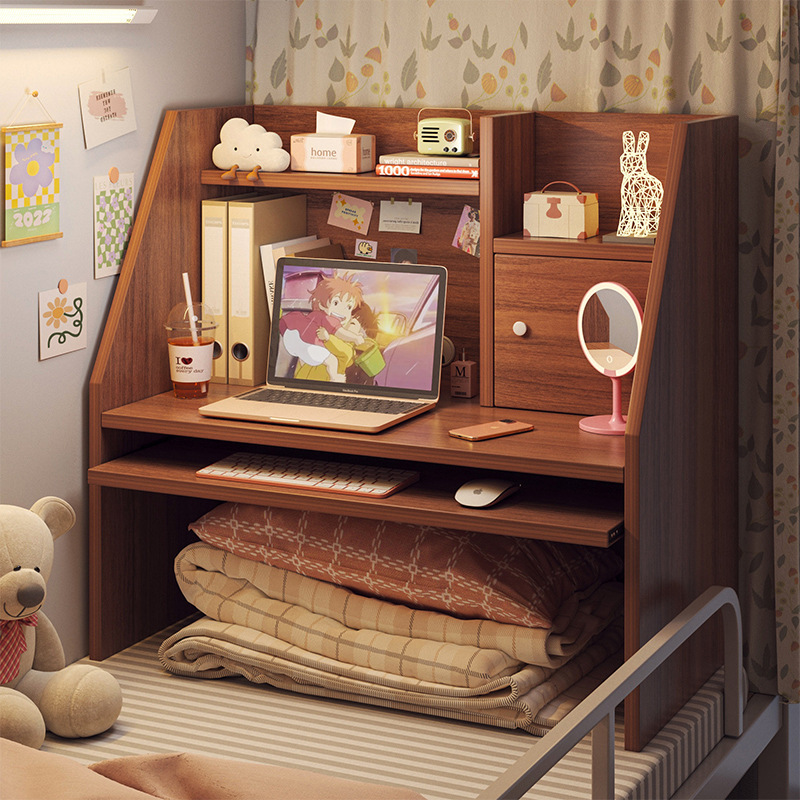 Bed Table for College Students, Bunk Bed Computer Desk, Dormitory Artifact, Dormitory Desk, Study Table, Storage Rack, Storage Table