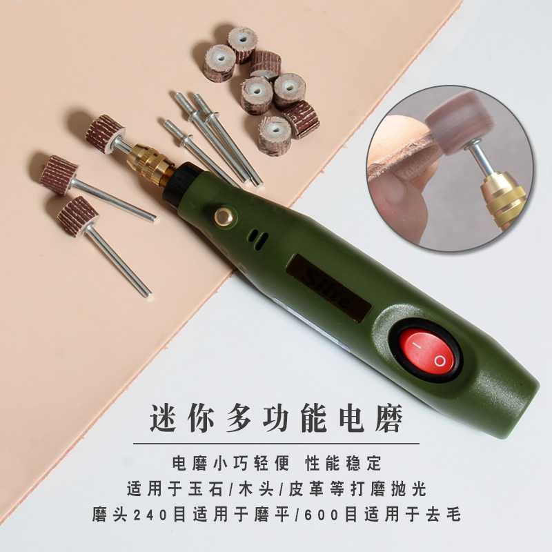 Cuero diy con mango persiana molienda molienda eléctrica molienda de metal paño de abrasiva persiana rueda de papel de lija