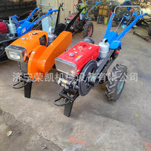 农用运输四轮手扶拖拉机前驱带自卸车斗拖拉机方向盘式手扶拖拉机