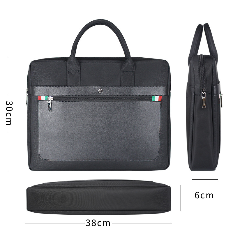 Capacious organizer bag for folders with zipper