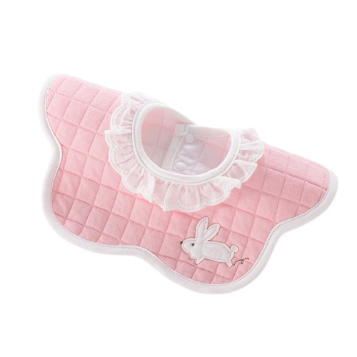 Autumn and winter new waterproof bibs for baby girls, princess style lace bibs, saliva towels, children's waterproof bibs wholesale