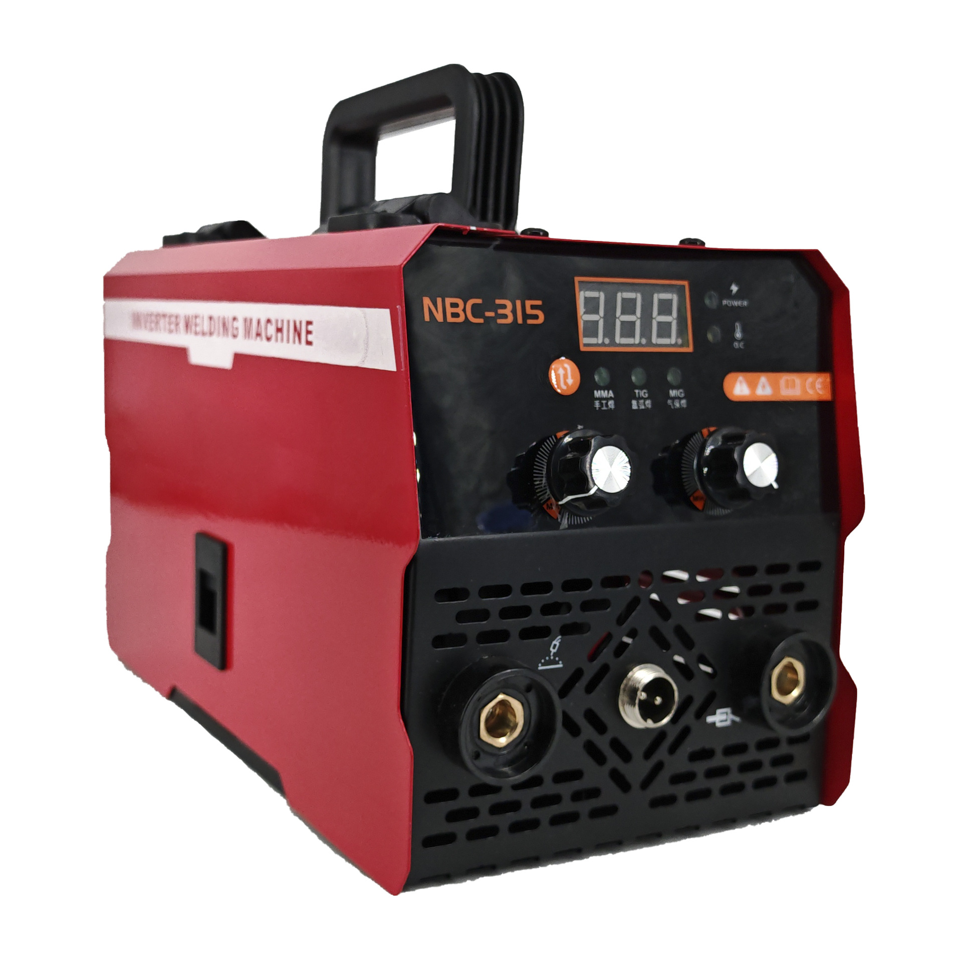 220v nueva máquina de soldadura eléctrica genuina pequeña portátil para el hogar, máquina de soldadura eléctrica con pantalla digital inteligente completa para la disipación de calor de hoja grande